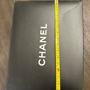 CHANEL Black Box with White Logo